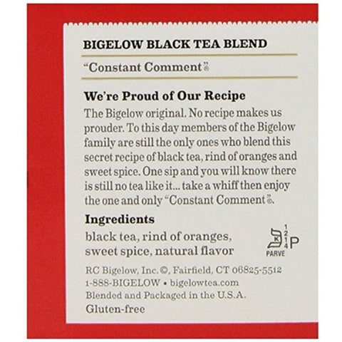 Image of Bigelow Constant Comment Tea, 20-count Boxes (Pack 2)