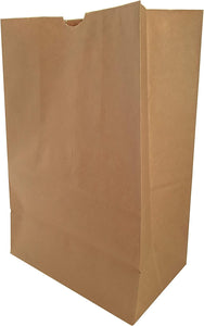 Duro Heavy Duty Kraft Brown Paper Barrel Sack Bag, 57 Lbs Basis Weight, 12 x 7 x 17, 50 Ct/Pack, 50 Pack