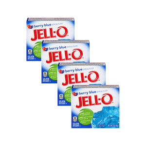 JELL-O Jello Gelatin Dessert 3 Ounce Boxes Pack of 4