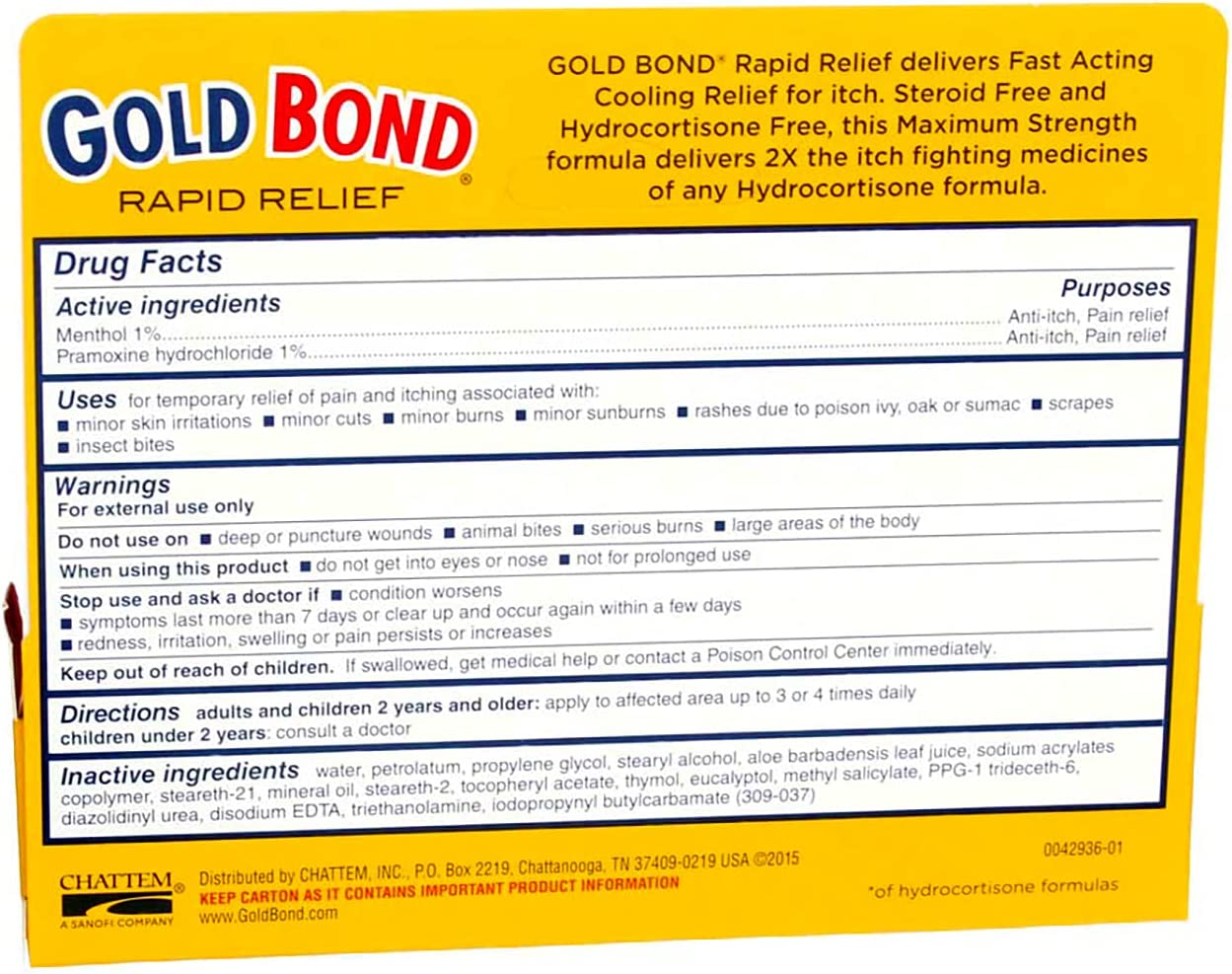 Gold Bond Med. Crm Size 1z Gold Bond Maximum Strength Medicated Anti-Itch Cream