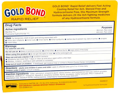 Image of Gold Bond Med. Crm Size 1z Gold Bond Maximum Strength Medicated Anti-Itch Cream