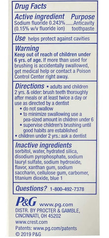 Image of Crest Tartar Protection, Regular Paste, 5.7 ounces (Pack of 4)