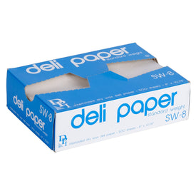 Durable Packaging Interfolded Deli Wrap Wax Paper (8