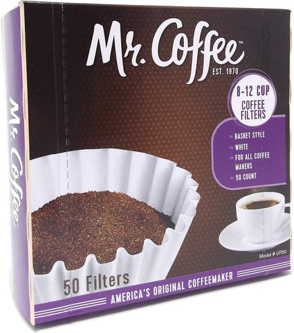 Image of Mr. Coffee 8-12 cup Coffee Filters 50 pack ( 3 count - 150 total filters )
