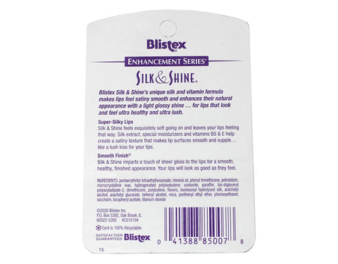 Image of Blistex Silk & Shine Lip Moisturizer 0.13 oz Pack of 2