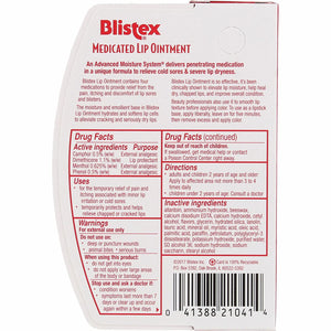 Blistex Lip Medicated Ointment, 0.35 oz (Bundle of 2)