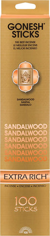 Sandalwood - Extra Rich Incense by GONESH