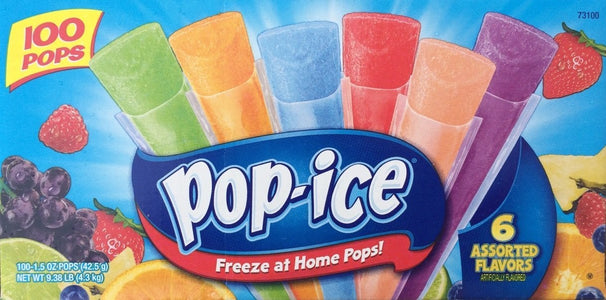 Pop Ice 100-Count; 1.5oz each