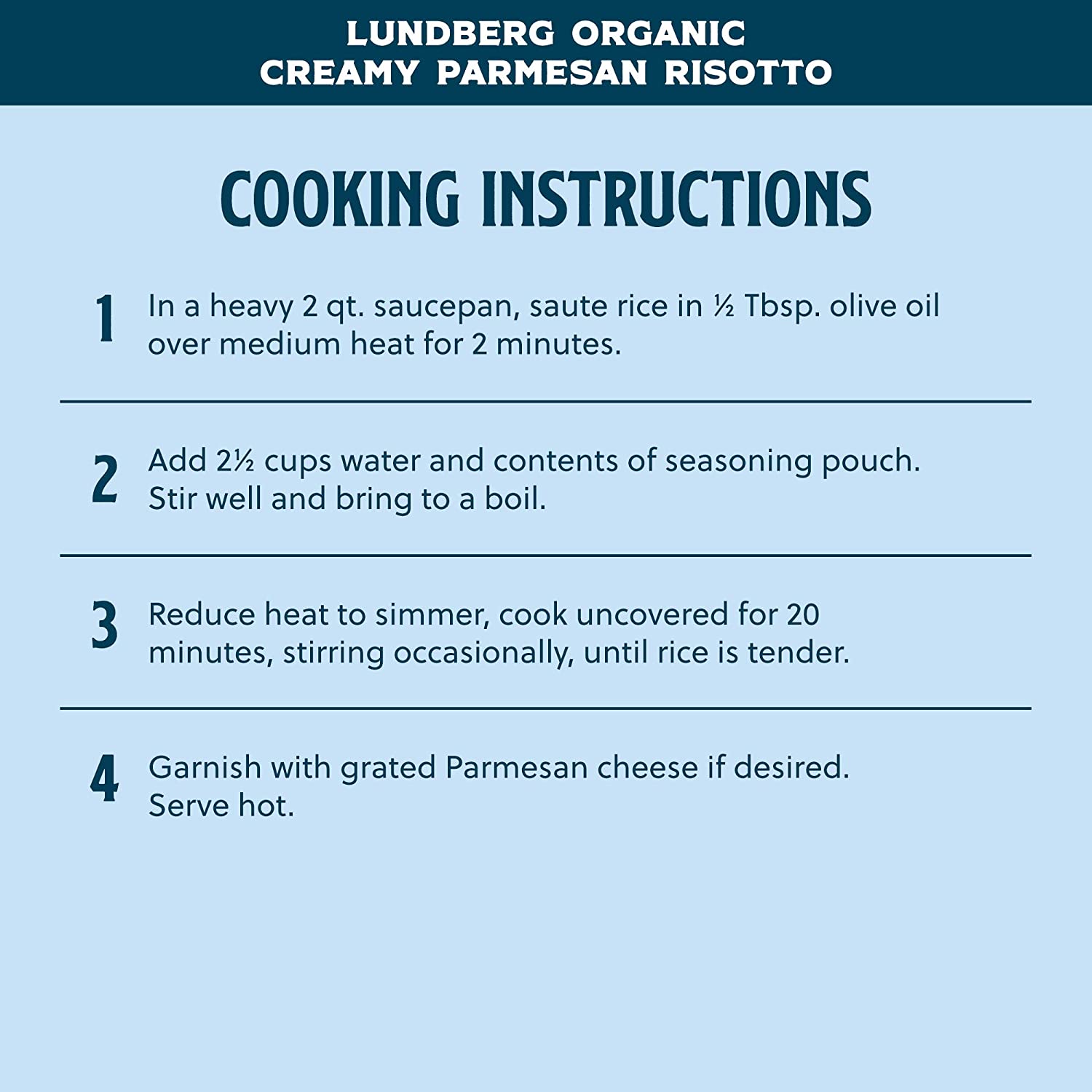 Lundberg Risotto,Og2,Creamy Parms 5.5 Oz (Pack Of 6)