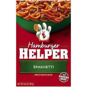 Betty Crocker, Hamburger Helper, Spaghetti, 6.6oz Box (Pack of 6)