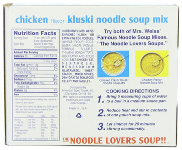 Weiss Chicken Kluski Noodle Soup, 5-ounces (Pack of12)