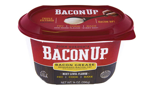 Bacon Up Bacon Grease Rendered Bacon Fat for Frying, Cooking, Baking, 14 ounces