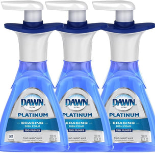 Dawn Platinum ERASING Dishfoam 10.1oz (Pack of 3)