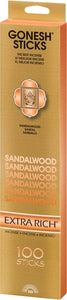 Sandalwood - Extra Rich Incense by GONESH