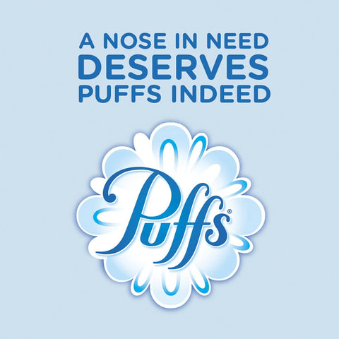Image of Puffs Plus Lotion Facial Tissues, 4 Family Boxes, 124 Tissuesper Box