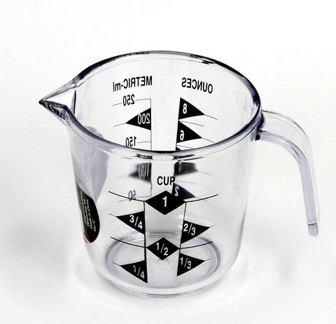 Image of Chef Craft 1-Cup Measuring Cup, Clear