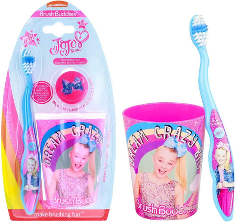 Image of 4SGM JoJo Pink Toothbrush Set, Multi