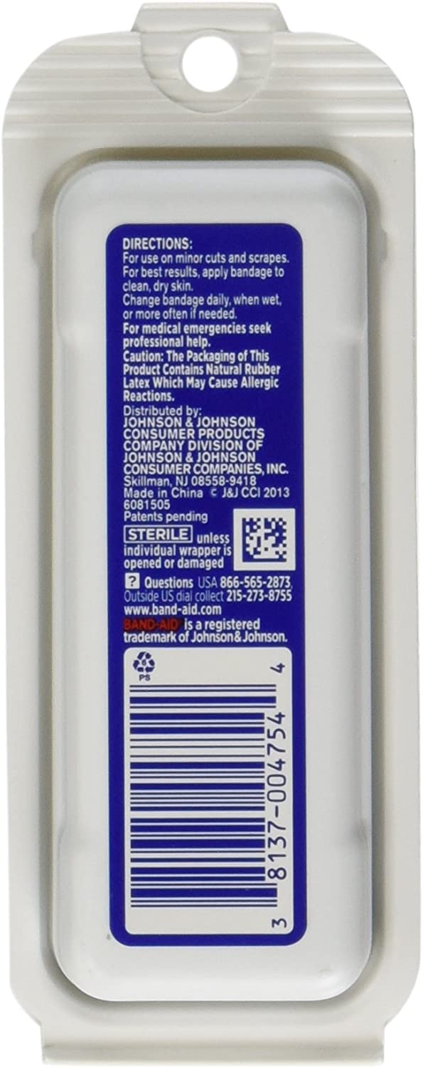 Band-Aid Band-aid Flex Fabric Travel Pack - 8 Each/pack (12 Pack), 12 count