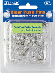 BAZIC Push Pins (100/Pack)