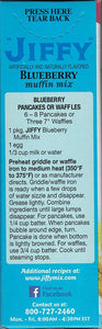 Jiffy, Blueberry Muffin Mix, 7oz Box (Pack of 6)