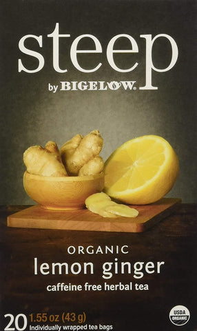 Image of Bigelow Tea Steep Lemon Ginger Organic, 1.6 oz