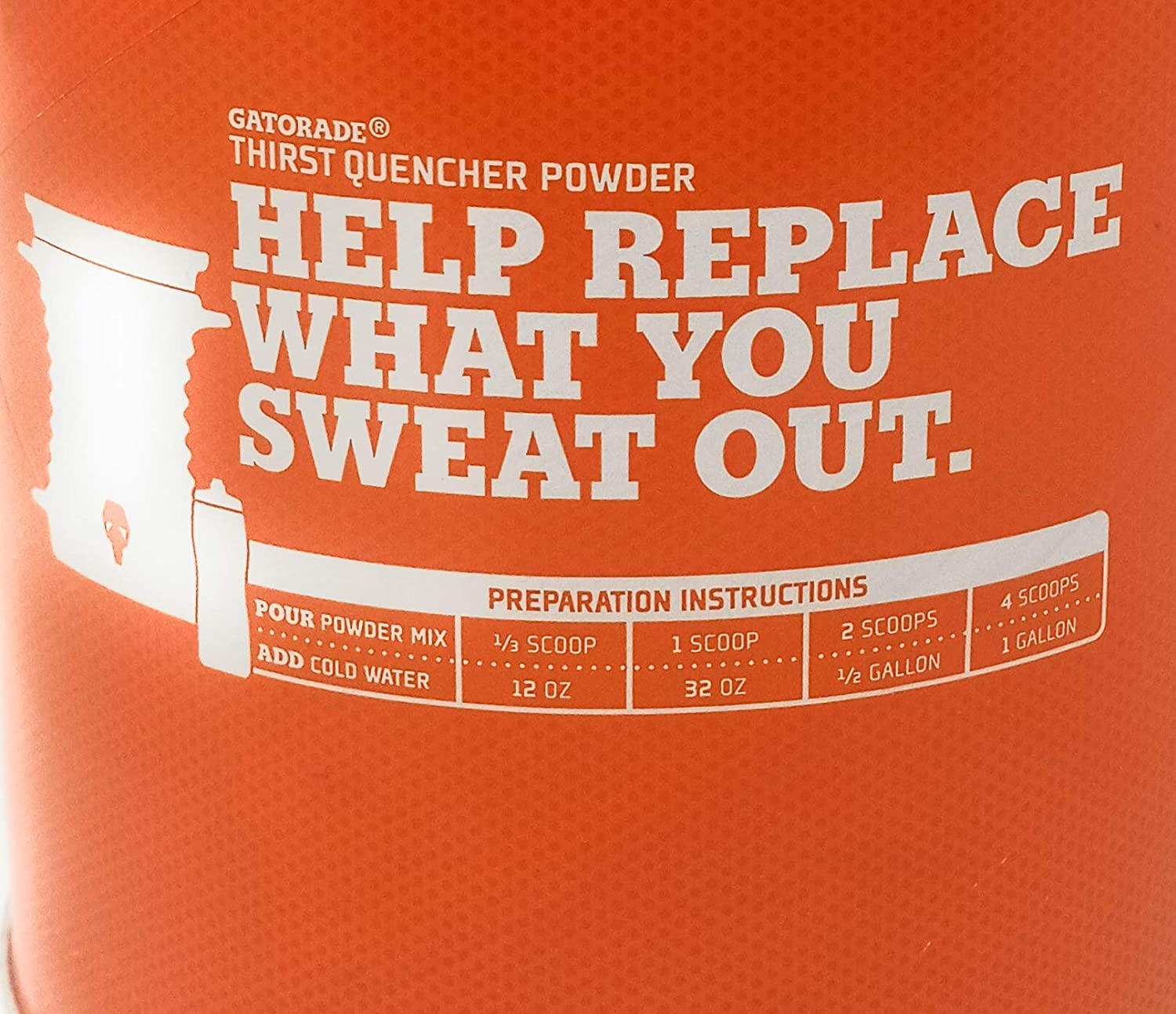 Gatorade Orange Instant 50.9 oz - 6 Gallon Mix