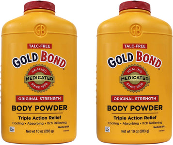 Gold Bond Body Powder Medicated 10 oz ( Pack of 2)