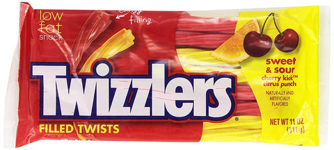 Image of Twizzlers Sweet & Sour Filled Twists (11 oz) 2 Pack
