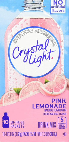 Image of Crystal Light On The Go Pink Lemonade, 10-Packet Box (Pack of 2)