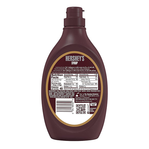 Image of Hershey's, Dark Chocolate Syrup, 22 oz