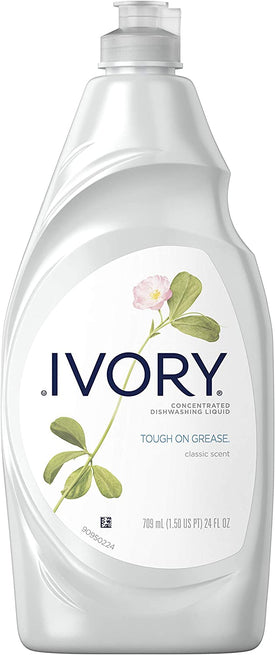 Ivory Concentrated Dishwashing Detergent, Classic Scent, 24 Ounce, (Pack of 3)…