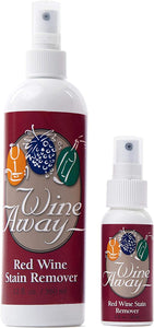 Wine Away Red Wine Stain Remover - Perfect Fabric Upholstery and Carpet Cleaner Spray Solution - Removes Wine Spots - Spray and Wash Laundry to Vanish Stain - Wine Out - Zero Odor - 12 Ounce + 2 Ounce
