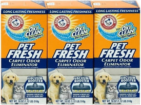 Arm & Hammer Pet Fresh Carpet Odor Eliminator Plus Oxi Clean Dirt Fighters