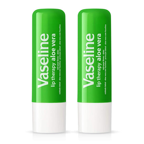 Image of Vaseline Lip Therapy Stick with Petroleum Jelly - 2 Pack (Aloe Vera)