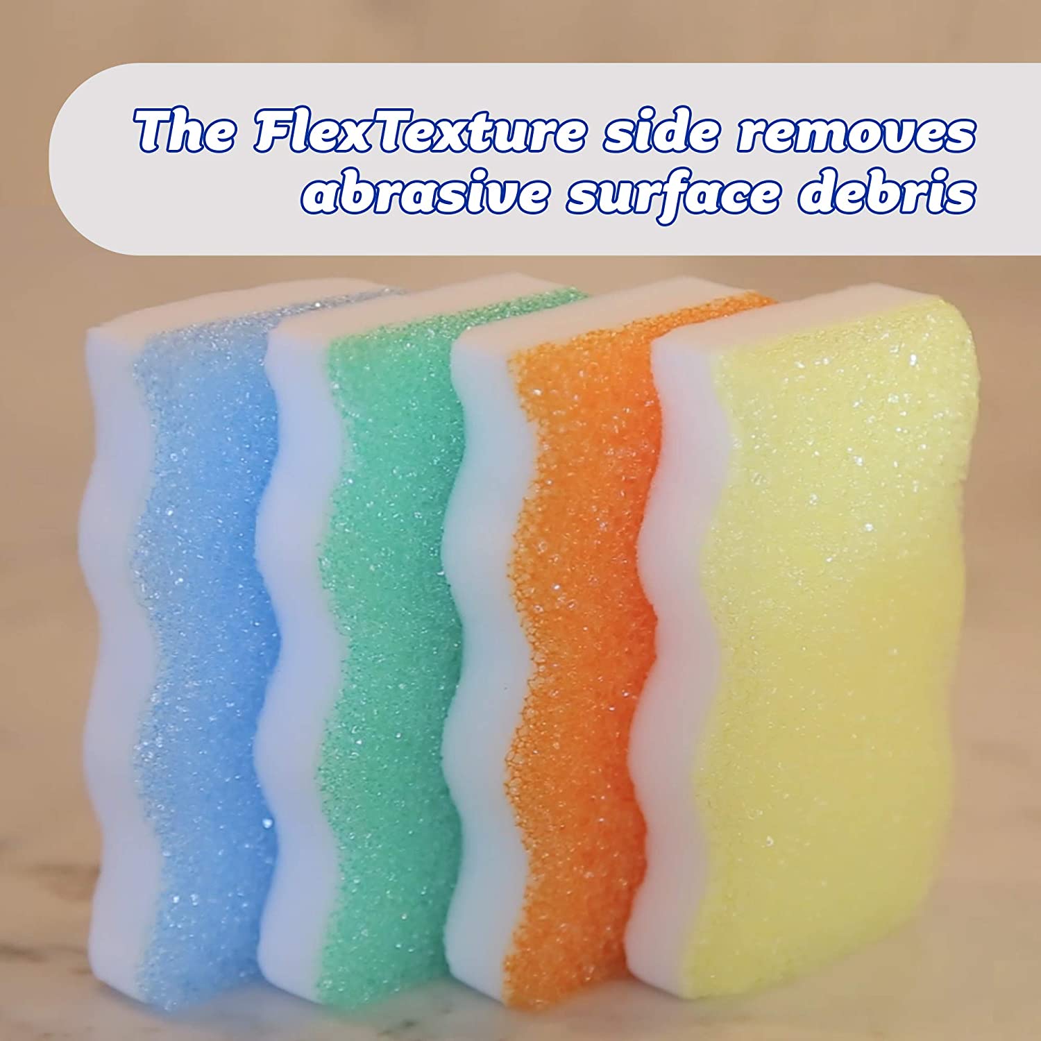 Scrub Daddy- Eraser Daddy - Dual Sided Water Activated Scrubber & Eraser