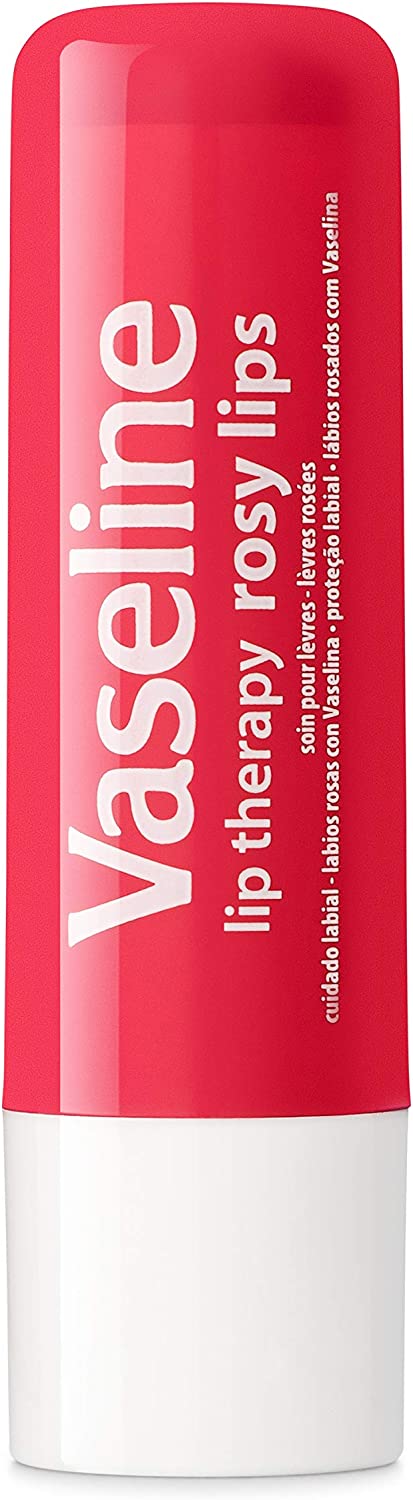 Vaseline Lip Therapy Stick with Petroleum Jelly - 2 Pack (Rosy Lips)