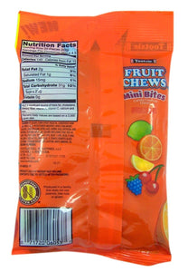 Tootsie Fruit Chews Mini Bites Candy Coated Pieces, 6 oz, Pack of 3