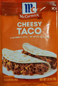 McCormick Taco Cheesy Seasoning Mix, 1.12 OZ (Pack - 4)