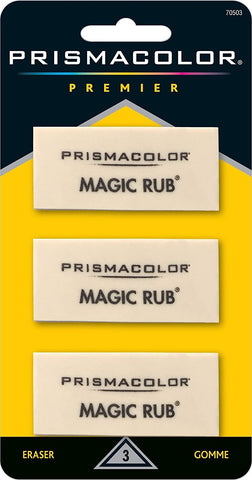 Image of Prismacolor Premier Magic Rub Vinyl Erasers, 3-Count