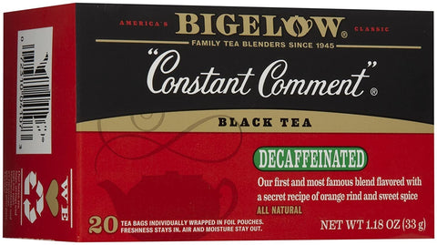 Image of Bigelow Tea - Black Tea Constant Comment Decaffeinated - 20 Tea Bags