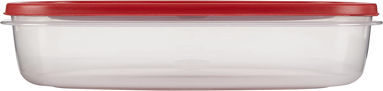 Rubbermaid Easy Find Lids Food Storage Container, 1.5 Gallon, Racer Red