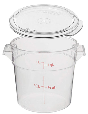 Image of Cambro , 1 Quart with Lid (clear)