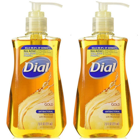 Image of Dial Antibacterial Liquid Hand Soap Gold 7.50 oz (Pack of 2)