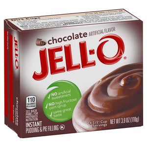 JELLO Instant Chocolate Pudding Mix (3.9oz Boxes, Pack of 6)