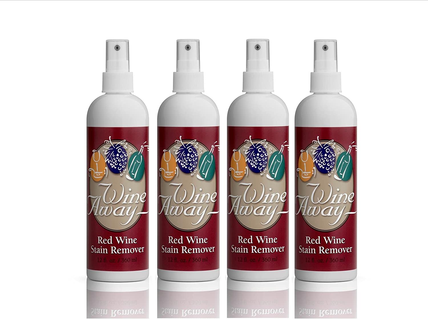 Wine Away Red Wine Stain Remover All Purpose Cleaner 12 Oz. Bottle