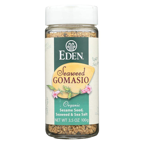 Image of Eden Foods Organic Gomasio - Sesame Salt - Seaweed - 3.5 oz - Case of 3