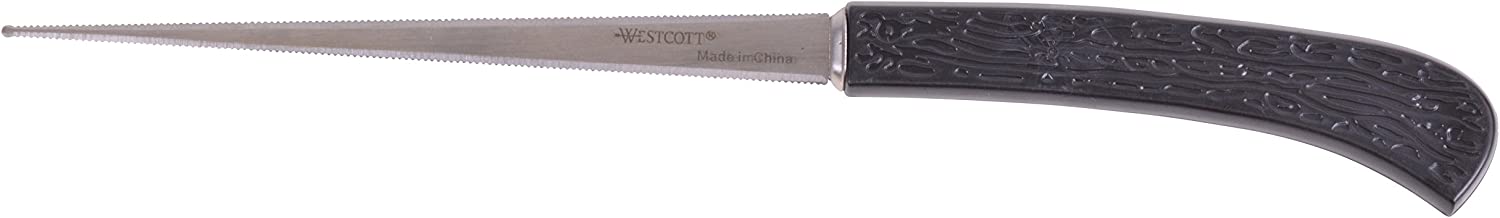 Westcott Letter Opener with Stainless Steel Serrated Blade and Plastic Handle, 8-Inch, (29380)
