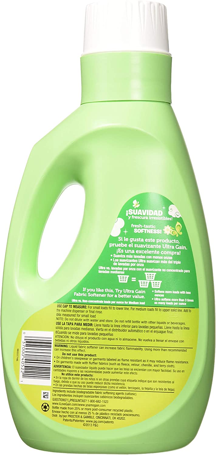 Gain Liquid Fabric Softener, Original, 64 Ounce