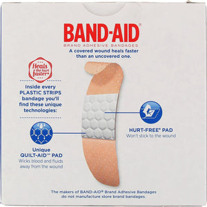 BAND-AID Plastic Strips All One Size 60 Each