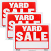 Bazic Small 9 x 12 Inches Yard Sale Sign, Pack of 3 (S-16)